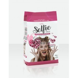 Ceara traditionala elastica pentru epilarea faciala tip granule, Selfie 500 g Italwax